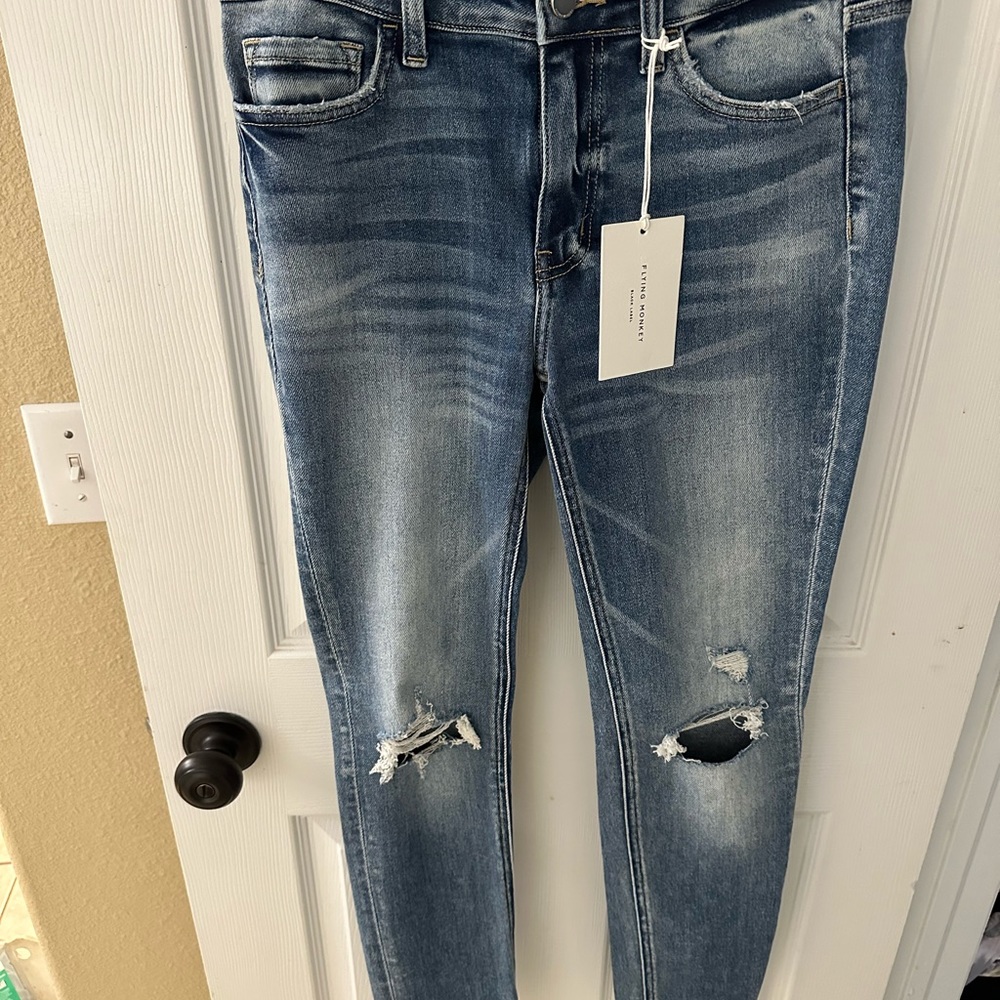 Flying Monkey black label distressed jeans
